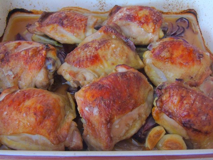 Курица в вине