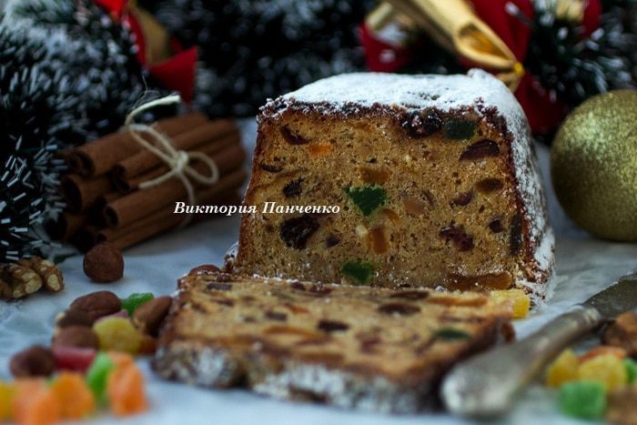 Пряный рождественский кекс