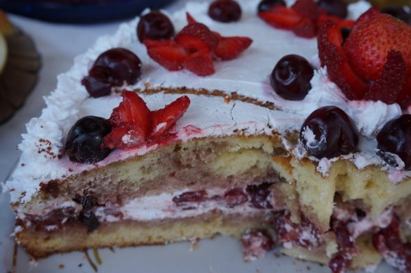 Торт &amp;quot;Фруктово-летние мотивы&amp;quot;