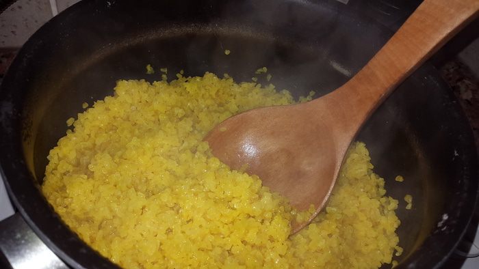 Зеленый микс с кускусом