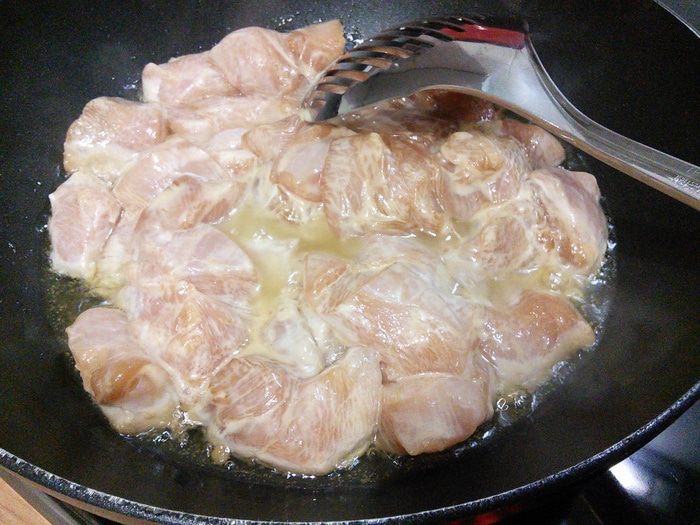 Курица по-китайски в лимонном соусе