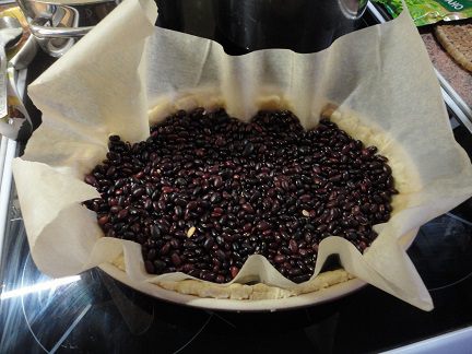 Курник с зеленым горошком