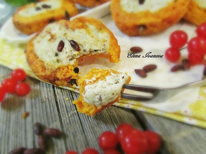 Закуска из курицы «Яблочные дольки»