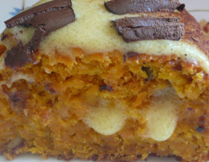 Торт &amp;quot;Апельсиново-морковный&amp;quot; (постный)