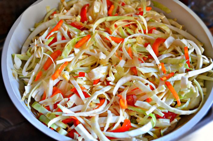 Утиные ножки с тушёной капустой