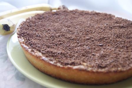 Тарт с бананом и рикоттой