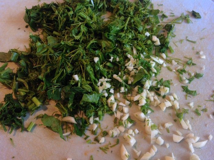 Закуска из творога с огурцом