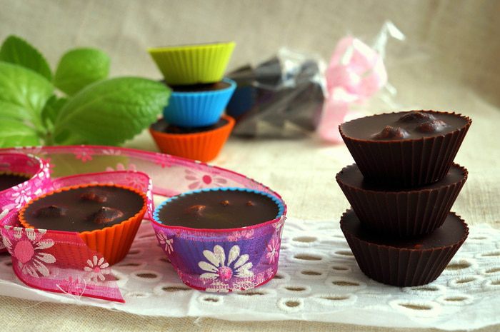 Натуральный черный шоколад из тертого какао 