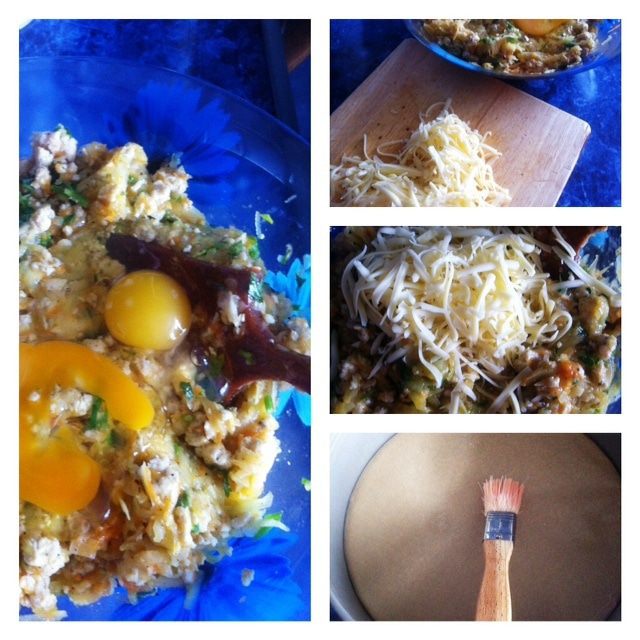 Пирог с куриной грудкой