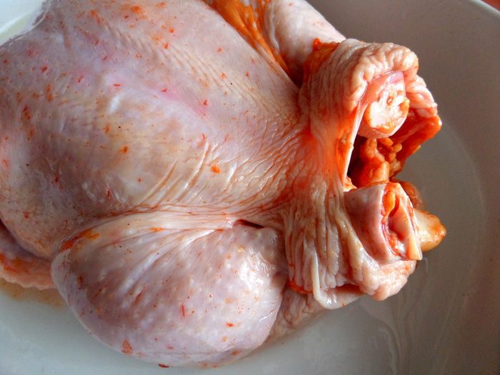 Курица с морковью и картофелем