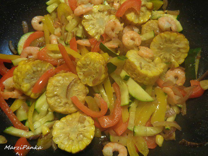 Соте из креветок &amp;quot;Тайский стиль&amp;quot;