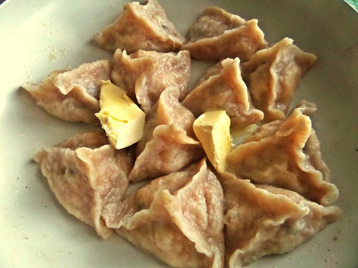 Вареники из полезного теста