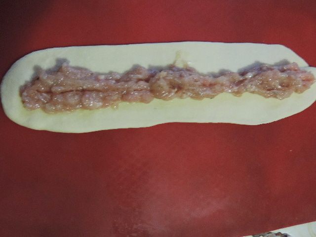 Мясные «улитки» на пару