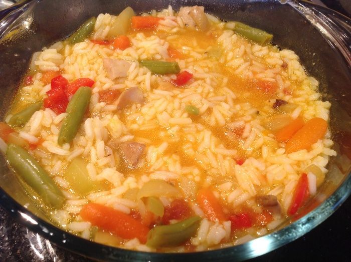 Плов постный