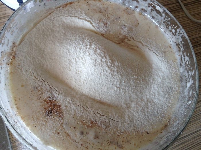 Быстрый яблочный кекс