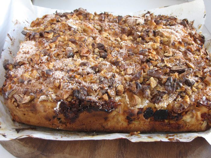 Яблочно-ореховый пирог