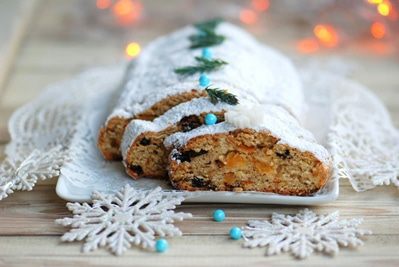 Творожный штоллен с сухофруктами