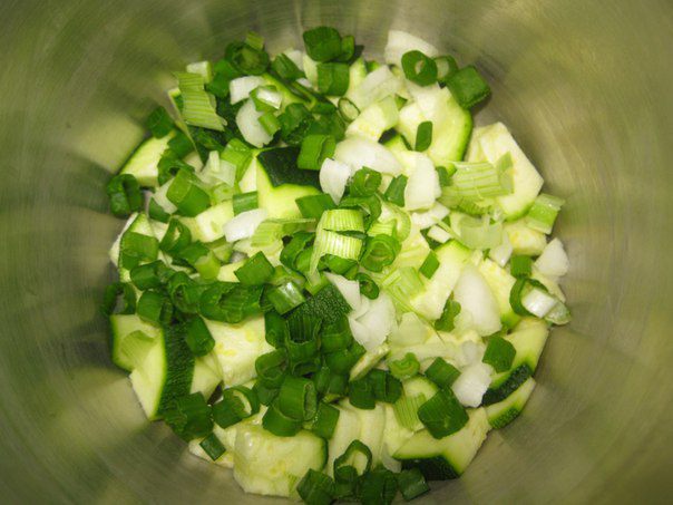 Окрошка на кефире с овощами, перепелиными яйцами и мясом