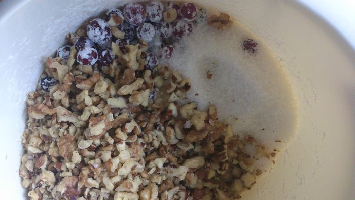 Галета с клюквой на творожном тесте