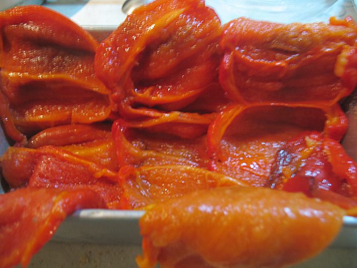 Баклажановый террин в сладком перце