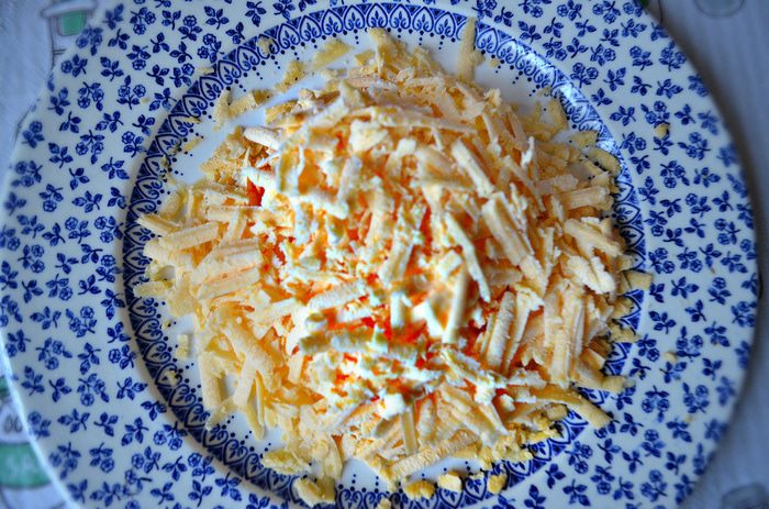 Блинная запеканка с шампиньонами