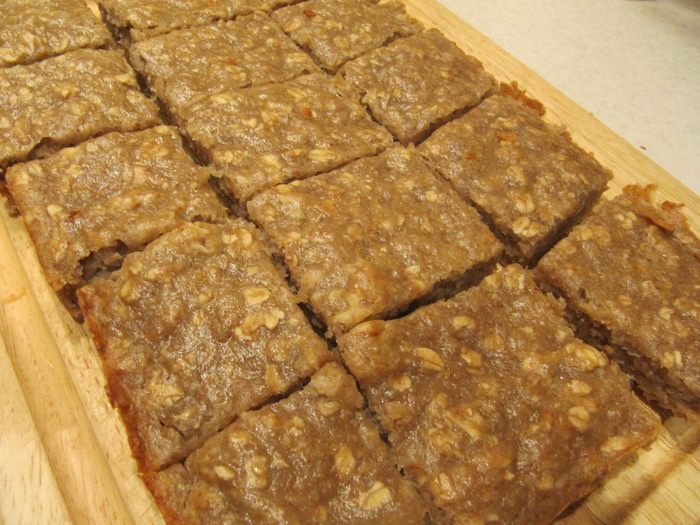 Полезные банановые квадратики (постные)