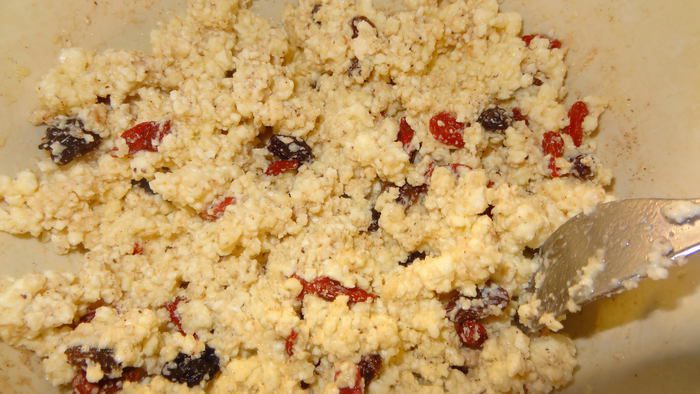 Сырники по-восточному с ягодами годжи и корицей