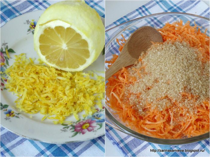 Швейцарский морковный торт