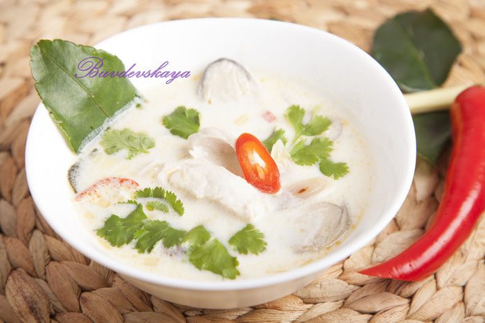 Настоящий тайский суп &amp;quot;Том Ка Гай&amp;quot; (Tom Kha Gai)