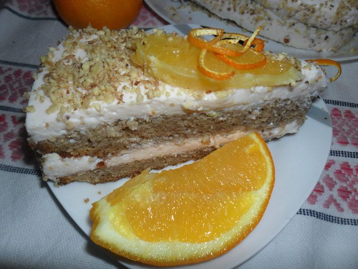 Гречневый торт с творогом 