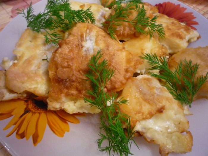 Филе трески в кляре