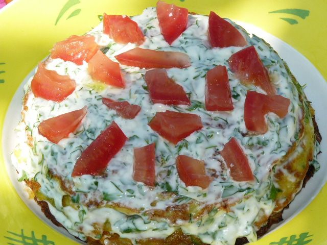 Кабачковый тортик