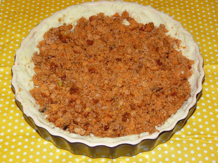 Картофельная запеканка с икрой