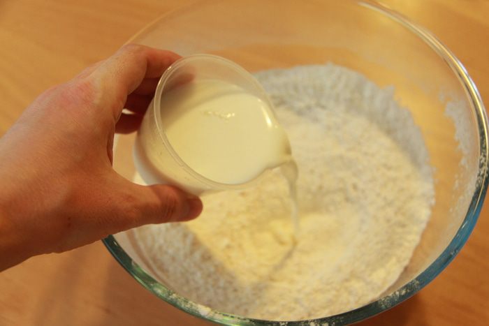 Круассаны с ветчиной