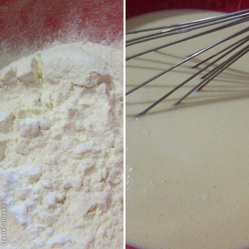 Креспелле (Crespelle) с печенью, нутом и помидорами черри