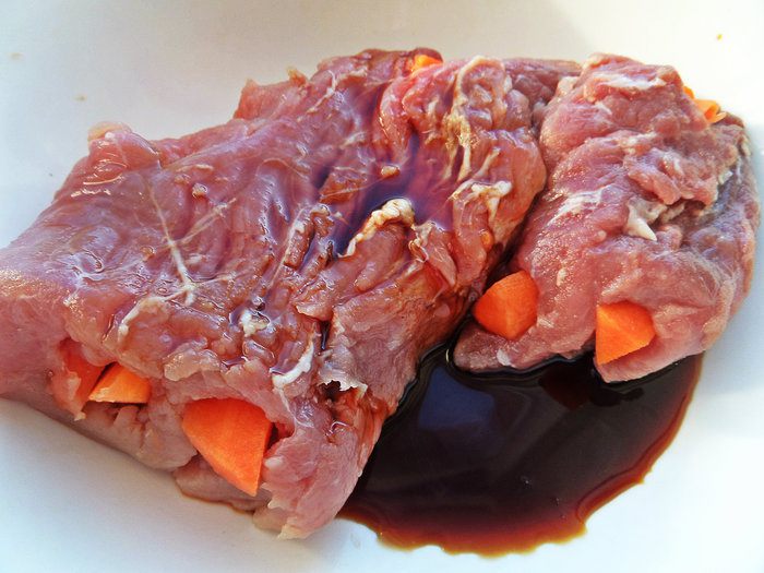 Свинина с морковкой к рису