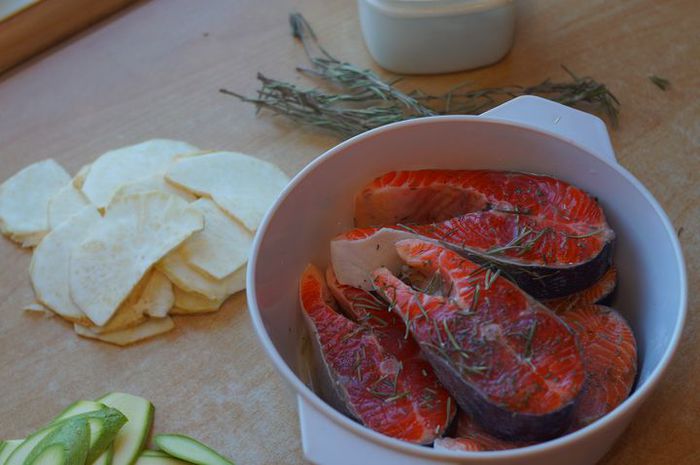 Форель в духовке 