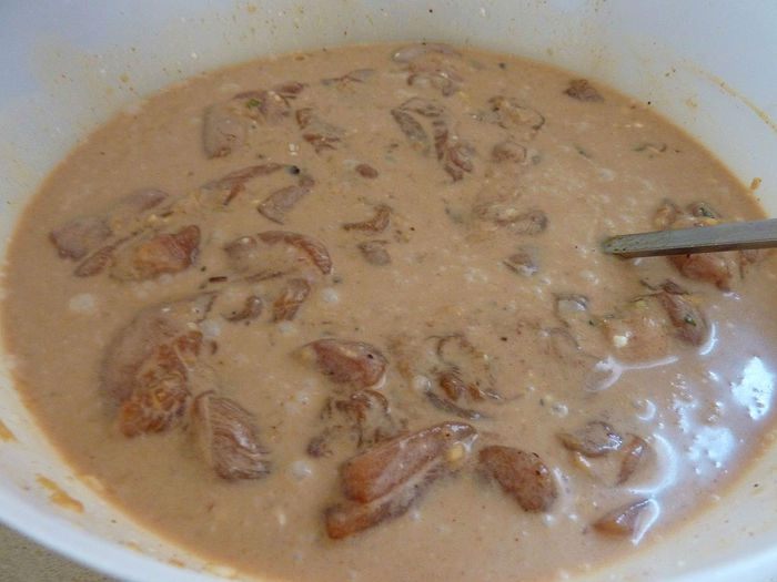 Курица в кокосовом маринаде