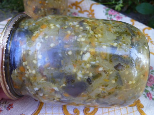 Простой салат из баклажанов