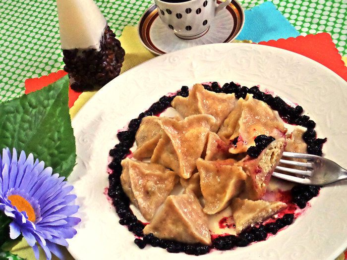 Вареники из полезного теста