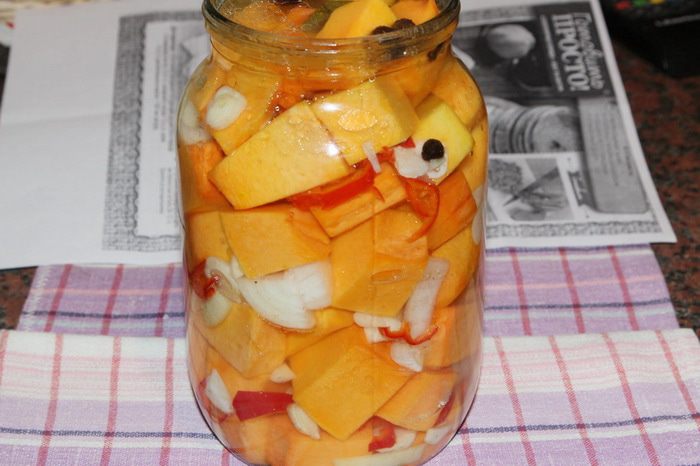 Маринованная тыква