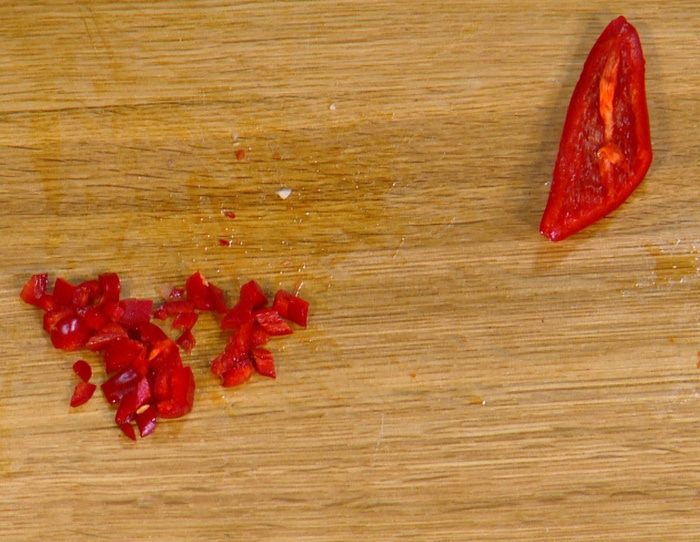 Котлетки из фасоли со сладким перцем и чили 