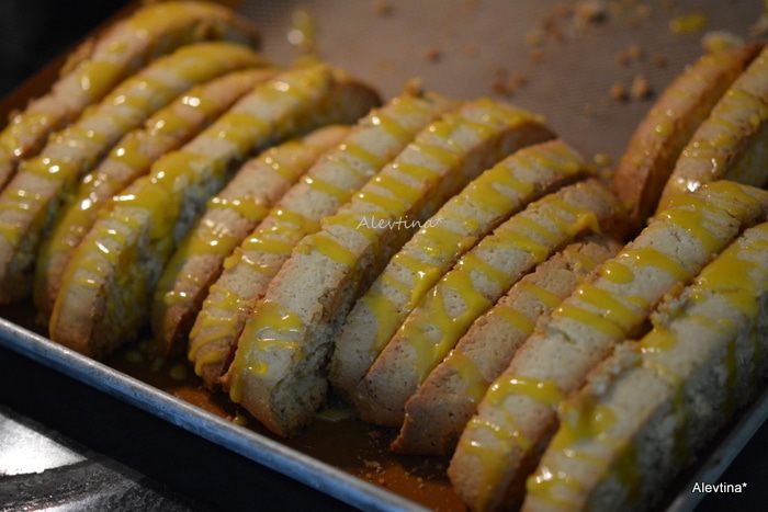 Лимонный бискотти