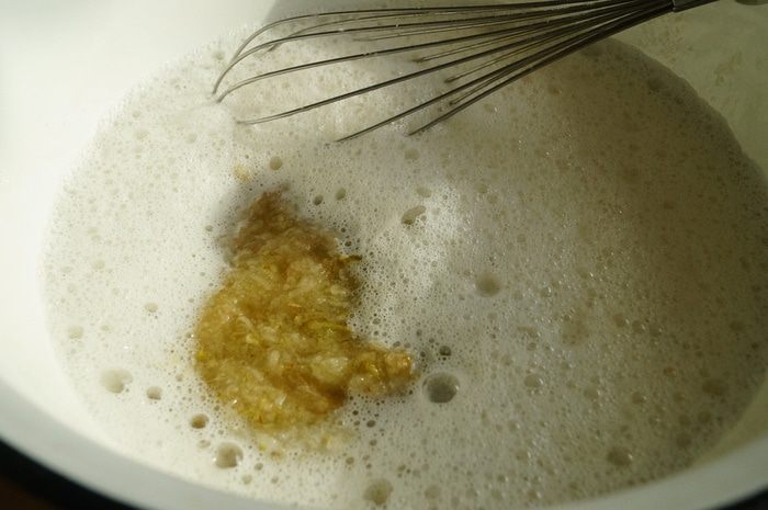 Блинчики на грушевом пюре с лаймом