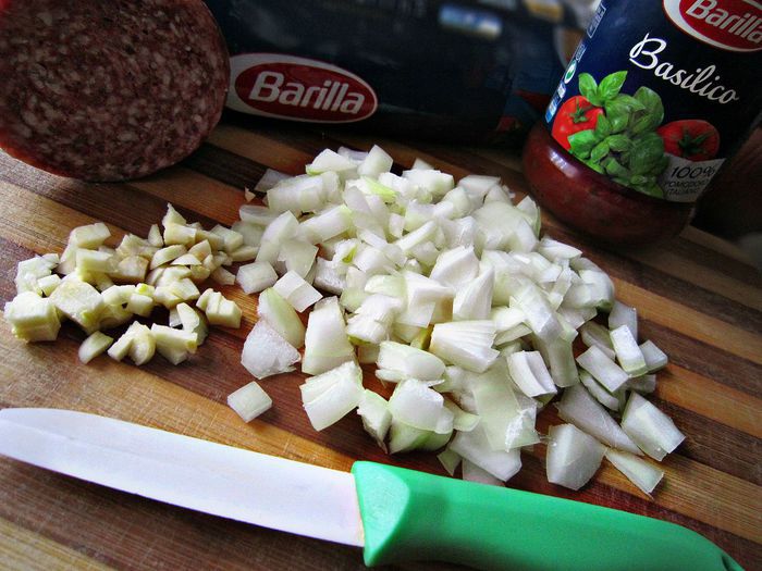 Сытный итальянский суп c пастой &amp;quot;мини&amp;quot;