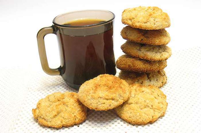 Яблочное-кокосовое печенье