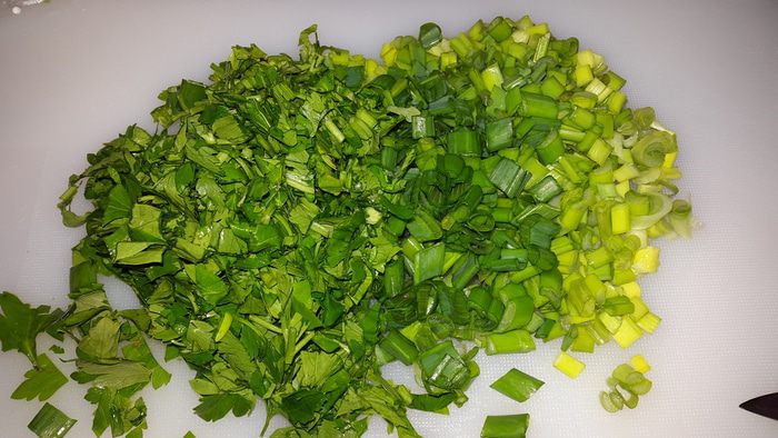 Запеканка из стручковой фасоли с грибами