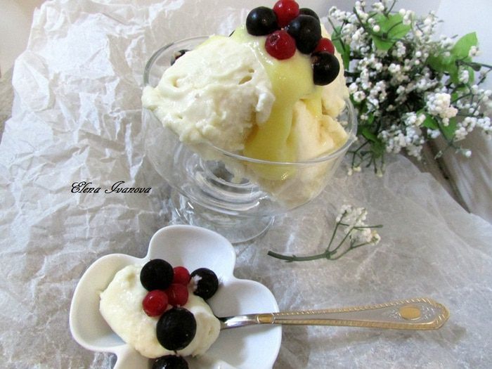 Фасолевое мороженое со вкусом лимона