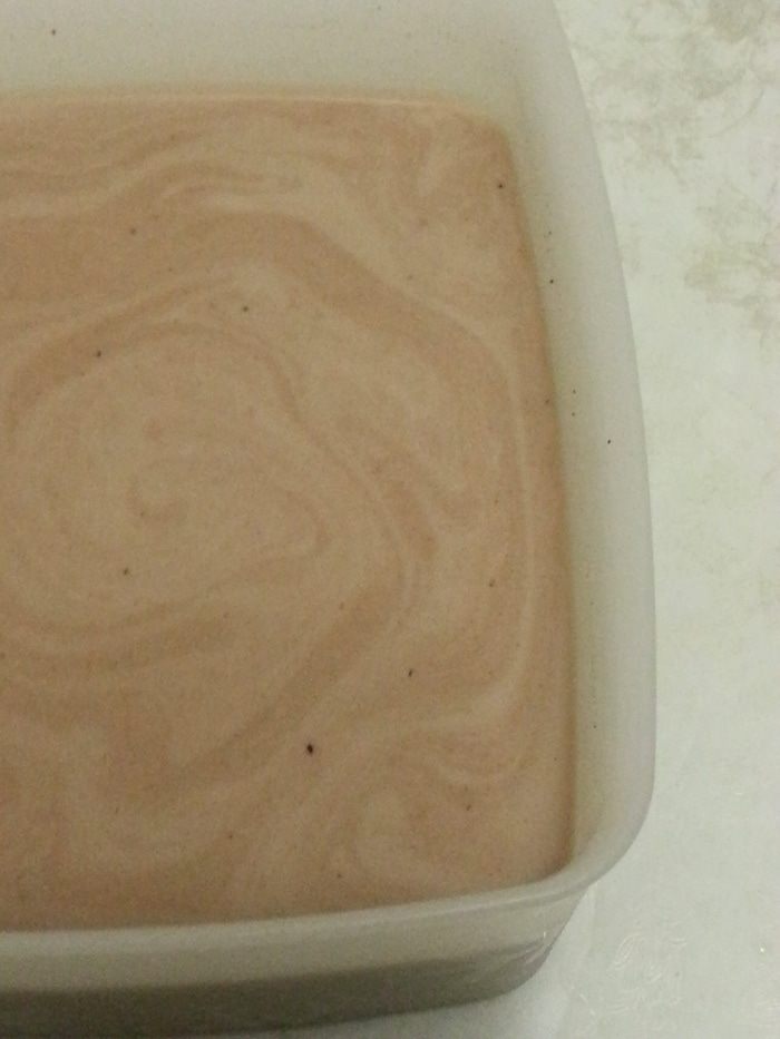 Творожный тирамису с кусочками какао-желе