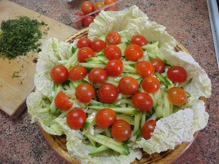 Свежий салат &amp;quot;Экспромт&amp;quot;